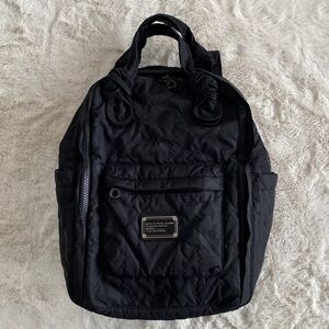 ❤️ Marc Jacobs Quilted Nylon Backpack Black